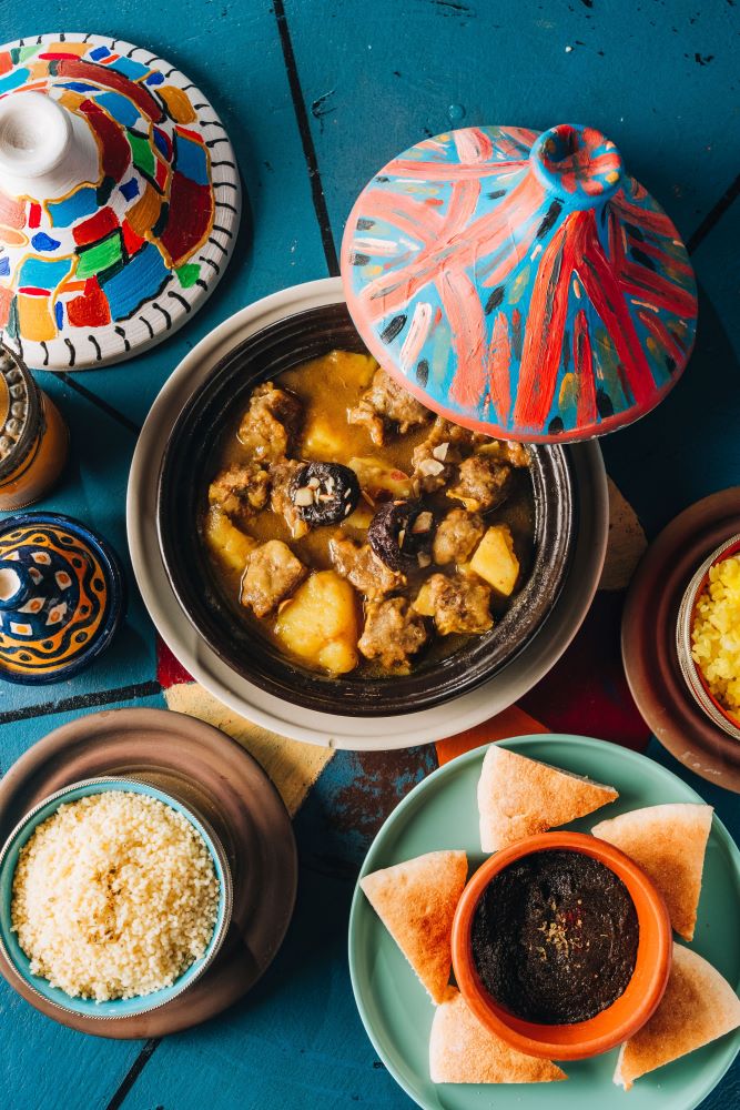 Moroccan Tajin dish at Tajin