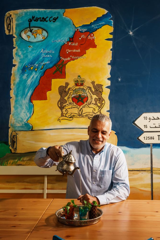 Hicham Samh at Tajin Moroccan Cuisine